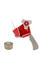  Tape dispenser Rood, met rem