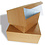 Cake box, 21x21x10 cm, Duplex, environmental kraft, 100 pcs per box