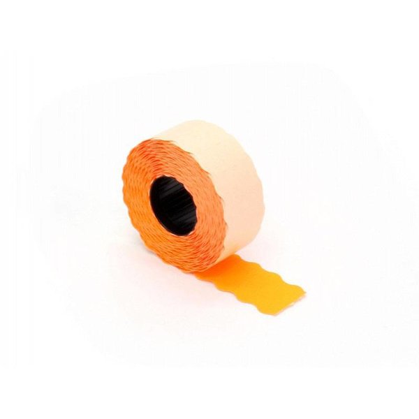 price label 26 x 16 mm fluor orange permanent