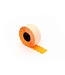 price label 26 x 12 mm fluor orange removable