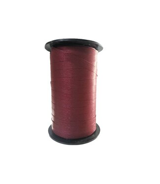 Curl ribbon, paper look, Brown