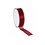 Organza ribbon, Woven Edge, 25mmx50mtr, Burgundy