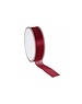  Organza ribbon, Woven Edge, 25mmx50mtr, Burgundy