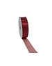  Organza ribbon, Woven Edge, 25mmx25mtr, Copper