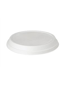  Lid, white for Bagasse Bowl 177001 & 177003