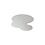 Cake board Ø 15 cm white,  1 side coated