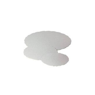 Taartkarton Ø 13 cm wit, enkelzijdig gecoat