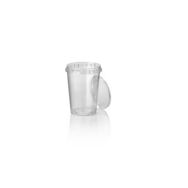 PP cup, Ø 95, with guarantee closure, 520 ml