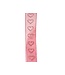 Organza lint met glitter hartjes, rood