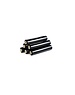  Hand wrapping foil, 50 cm wide, 20my, black, 6 rolls