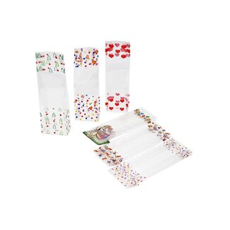 PP Block bottom bag, Pre-printed, 40 my