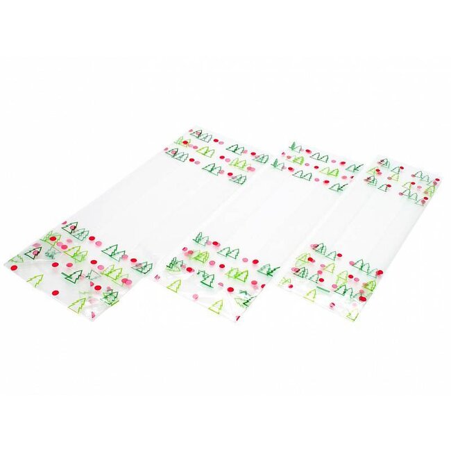 Pre-Printed Block bottom bag, 60 + 50x220mm, 40 my , available in 3 sizes