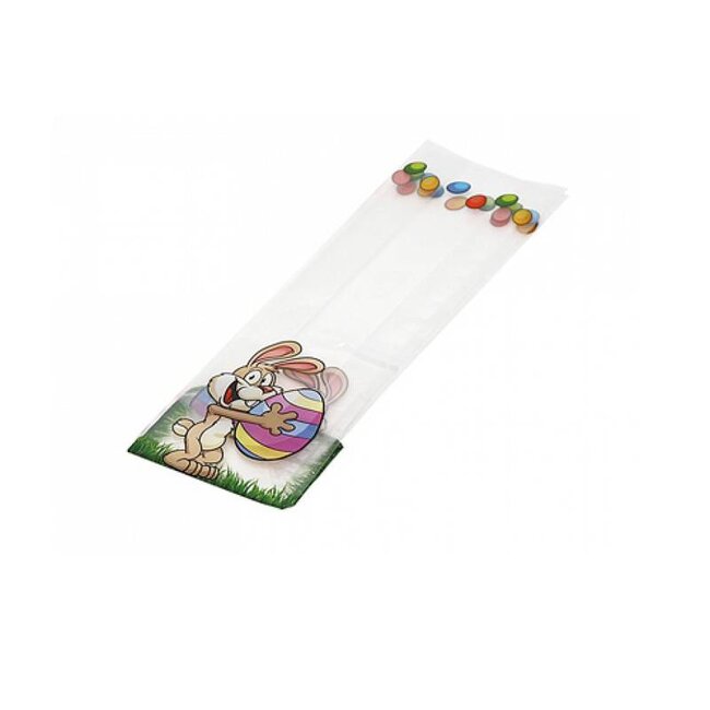 Pre-Printed Block bottom bag, 60 + 50x220mm, 40 my , available in 3 sizes