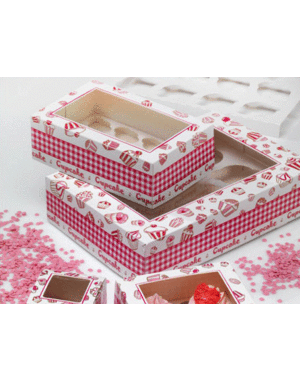  Cupcake boxes, 12 cupcakes