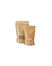  Stand-up pouch Kraft, with window, "Eco-look ". 1000ml