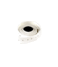 price tag 21 x 12 mm, white permanent "with holes"