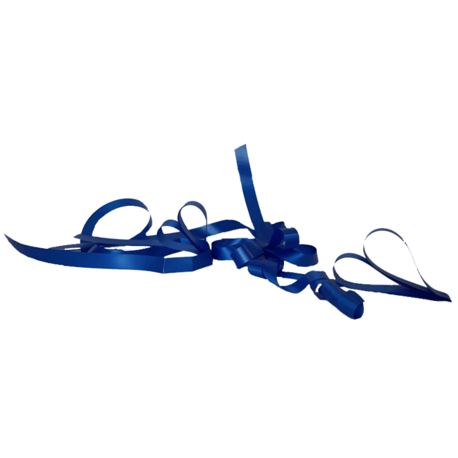 Krullint, Royal Blue, 19 mm, XL-rol
