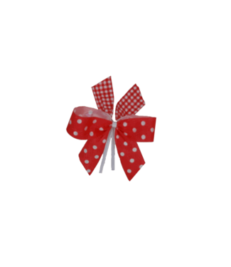 Strik, Rood/wit, met clip