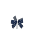  Bow, Blue/white, with clip