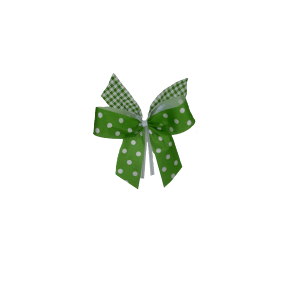 Strik, Groen/wit, met clip