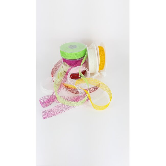 Yarn Fabric lint, crispy lint, 30mm x 25m , champagne