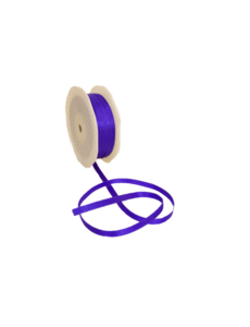  Double Face Satin ribbon, 6,5mm, Purple