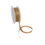 Double Face Satin ribbon, 6,5mm, Classic gold