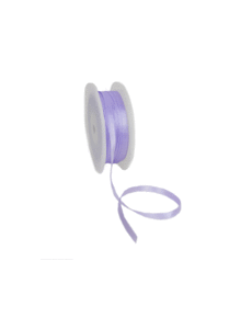  Double Face Satin ribbon, 6,5mm, Light lavender