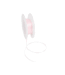 Double Face Satijnlint, 3,5mm,  Baby roze