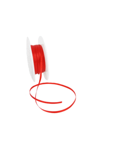  Double Face Satijnlint, 3,5mm, Rood