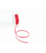 Double Face Satijnlint, 3,5mm, Kersen rood