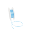 Double Face Satin ribbon, 3,5 mm, Sky blue
