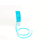Double Face Satijnlint, 3,5mm,  Turquoise