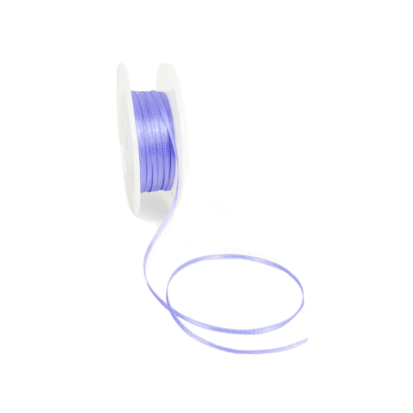 Double Face Satin ribbon, 3,5mm, Lavender
