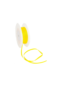  Double Face Satin ribbon, 3,5 mm, Yellow