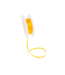 Double Face Satijnlint, 3,5mm, Licht oranje