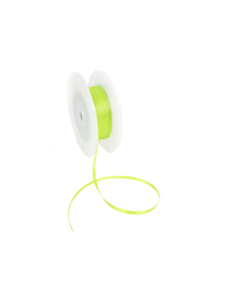  Double Face Satin ribbon, 3,5 mm, Light green