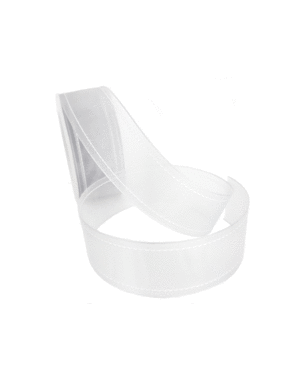  Wired organza All day, 38 mm, Light gray