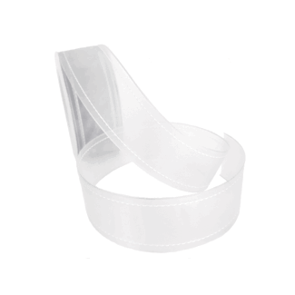 Wired organza All day, 38 mm, Light gray