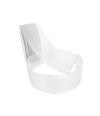 Wired organza All day, 38mm, Licht grijs