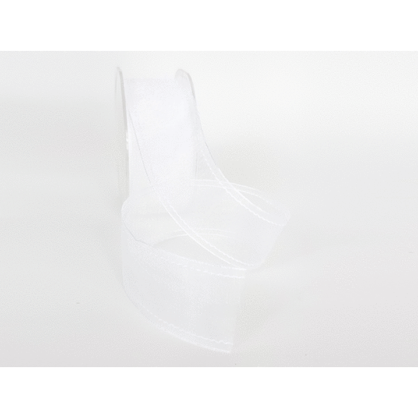 Wired organza All day, 38mm, White