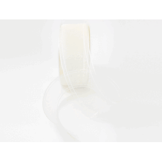 Wired organza All day, 38 mm,  Ecru