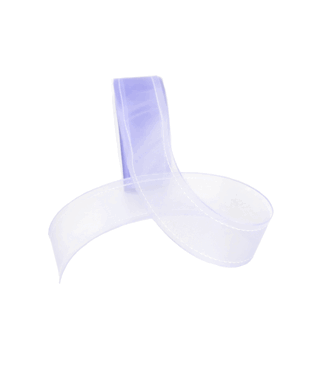 Wired organza All day, 38mm, Paars