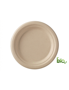  Plate Ø 18 cm, made of sugar cane