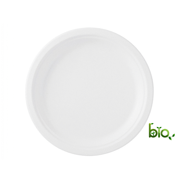 Plate Ø 26cm, made of sugar cane