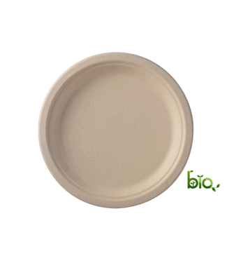 Plate Ø 26 cm, made of sugar cane