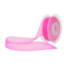 Organza ribbon, Wired Edge,  23mmx20mtr,  Beauty Pink