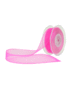  Organza lint, Wired Edge, 23mmx20mtr, Beauty Pink