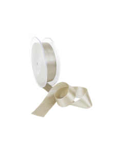  Double Face Satin ribbon, 25mm, Taupe