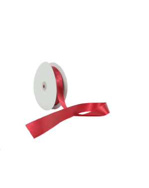  Double Face Satin ribbon, 25mm, Red